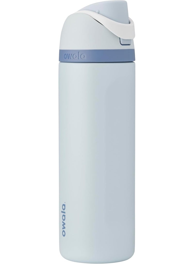 Owala Disney Princess FreeSip Insulated Stainless Steel Water Bottle with Straw and Sticker for Sports and Travel, BPA-Free Sports Water Bottle, 24 oz, Cinderella - Image 2