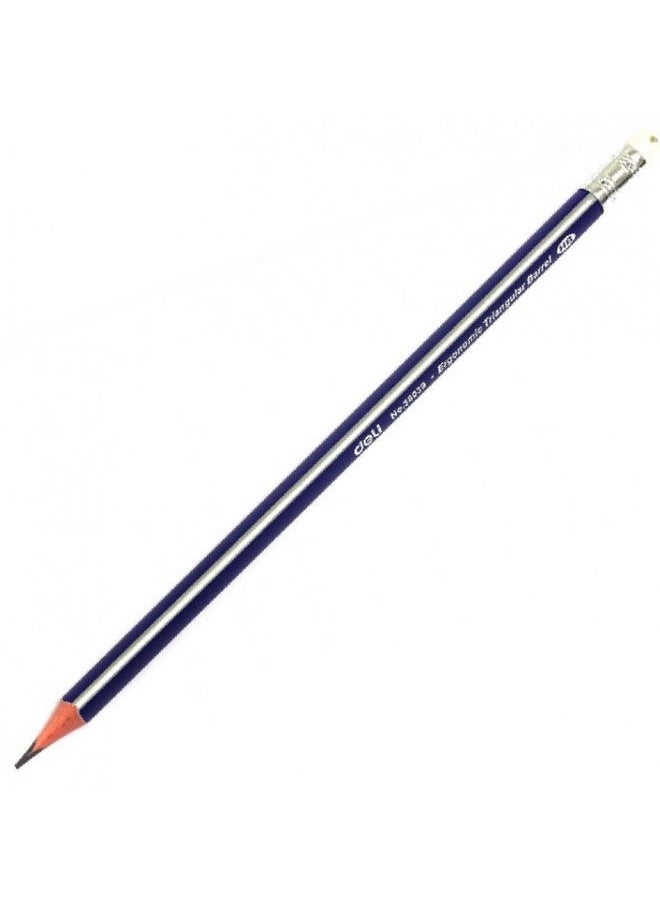 Deli Graphite Pencil HB With Eraser 12Pc 