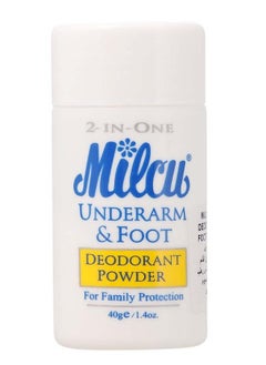 Milcu Under Arm & Foot Powder 40 g 