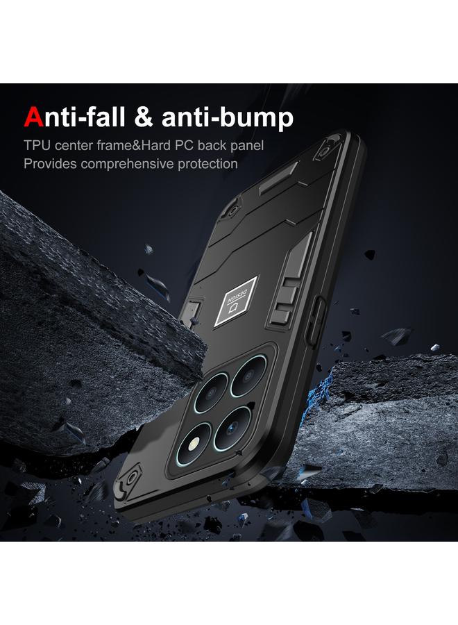 S-TOP Case For Honor X6a 2 in 1 Shockproof Phone Case - Image 3