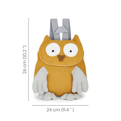 haus & kinder Knitted Small Bag for Unisex - Set of 1| Cute Gifts for Girls & Boys | Birthday Gifts for Girls | Gifts for Children | Cute Baby Bag for Kids | 26x24 CM, Corn Silk - Image 5
