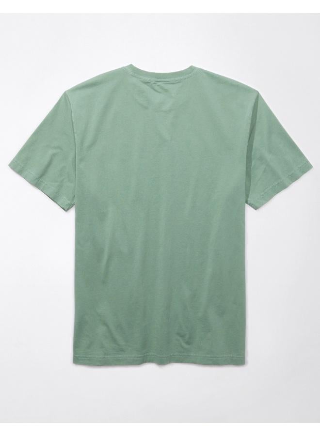 American Eagle Graphic Logo Crew Neck T-Shirt - Image 2