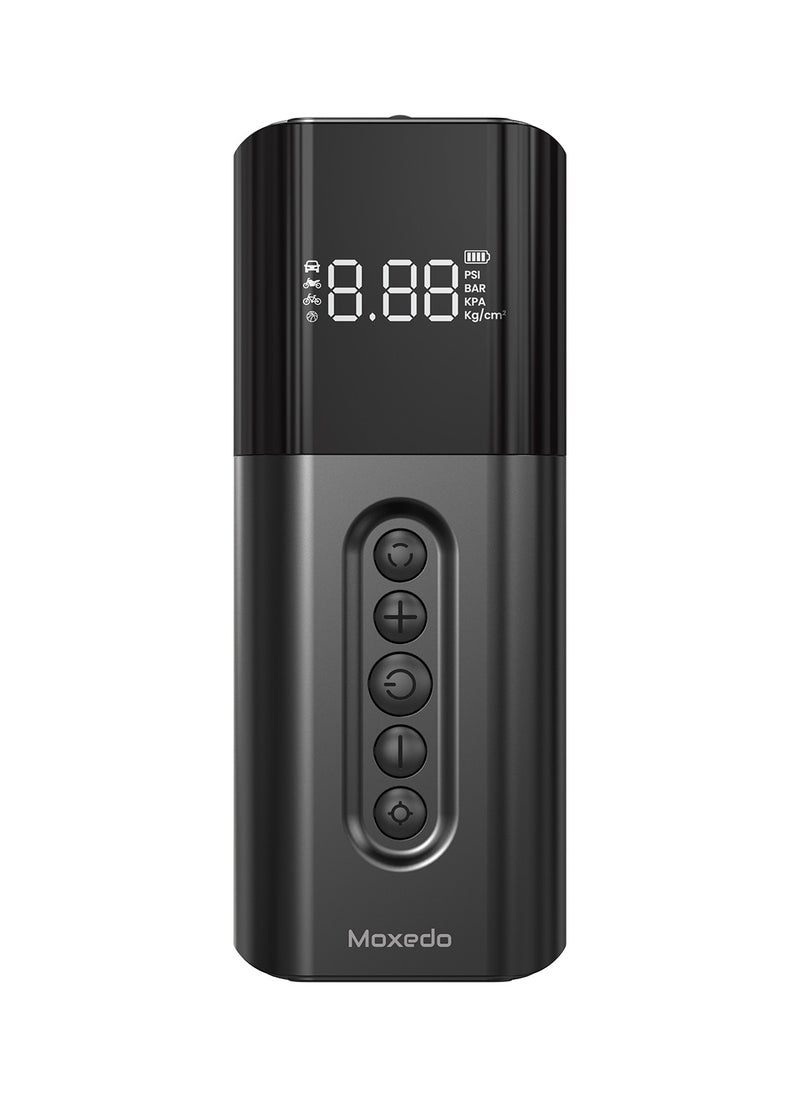 Moxedo Moxedo Air Dynamo Portable Multi-Function Air Pump High Pressure Electric Compressor Auto Shut Off 150 PSI 4 Air Nozzles with Built-in LED Flash Light  - Image 1