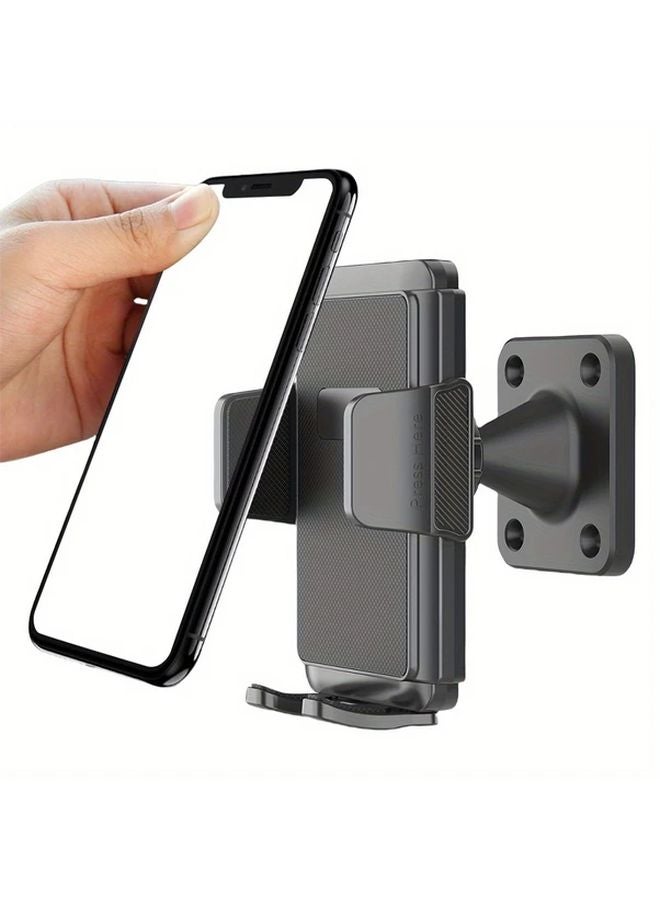Wall Mounted ABS Phone Holder 360 Adjustable Mobile Stand For 4 To 7 Inch Phones - Image 4