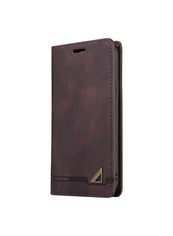 Zaboon Case For iPhone 13 Pro Max Skin Feel Anti-theft Brush Horizontal Flip Leather Case with Holder & Card Slots & Wallet - Image 2