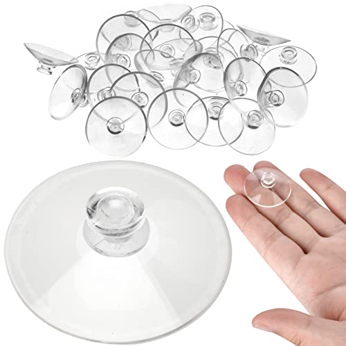 AccEncyc 30 Pack Small Suction Cups 30mm/1.2in Anti-Collision Sucker Pad Without Hooks for Glass Table Tops and Home Decoration - Image 1