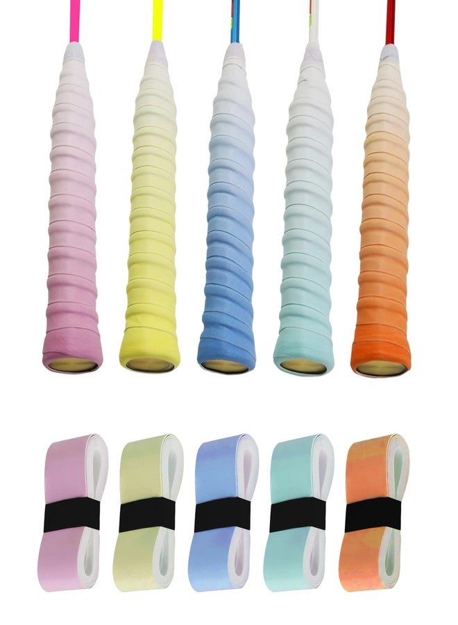 squishy 5Pcs Badminton Grip, Badminton Racket Grip, Grip for Badminton Racquet with Non-Slip Badminton Grip Tape for Enhanced Performance - Image 1