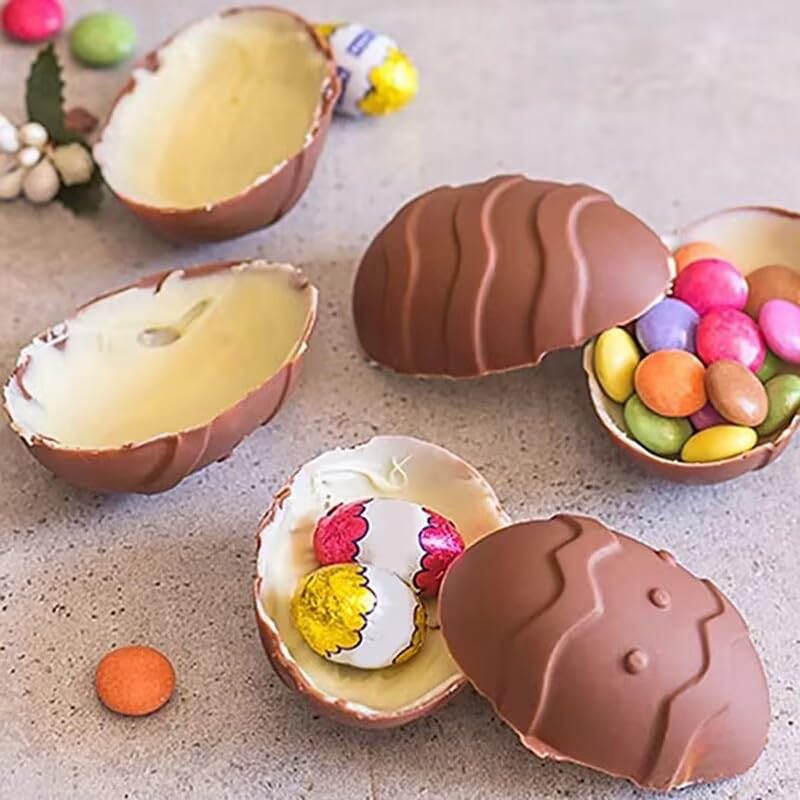 WINBOB Easter Silicone Egg Chocolate Molds, 2 Pieces, Egg Candy Mold for Ice Cube, Soap, Resin, Cake Baking - Image 5