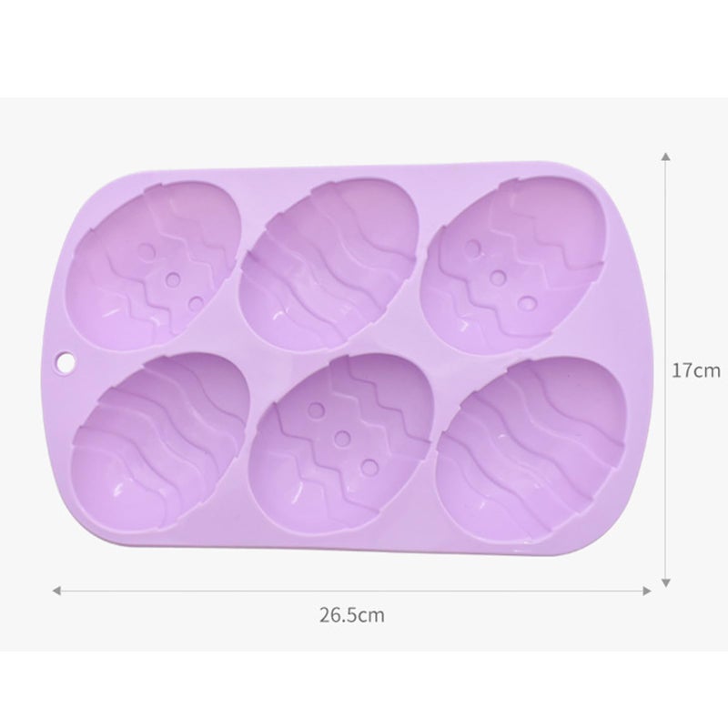 WINBOB Easter Silicone Egg Chocolate Molds, 2 Pieces, Egg Candy Mold for Ice Cube, Soap, Resin, Cake Baking - Image 4