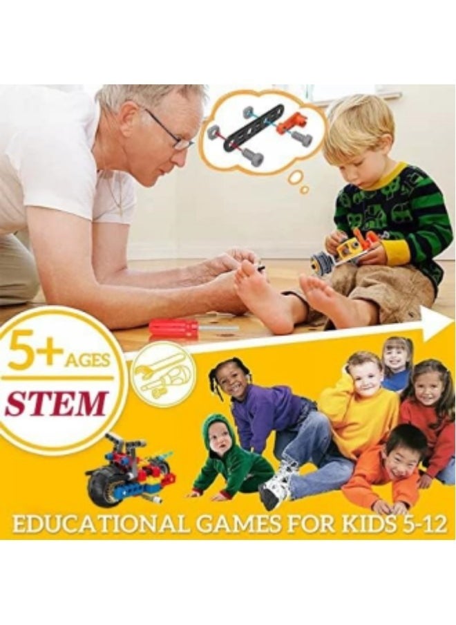 GGEROU Kids Construction Engineering Kit Toy Blocks,STEM Toys DIY Engineering Building Blocks Toys  - Image 2
