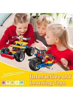 GGEROU Kids Construction Engineering Kit Toy Blocks,STEM Toys DIY Engineering Building Blocks Toys  - Image 3