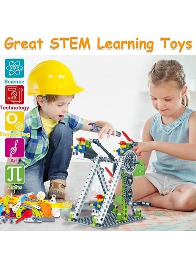 GGEROU Kids Construction Engineering Kit Toy Blocks,STEM Toys DIY Engineering Building Blocks Toys  - Image 4