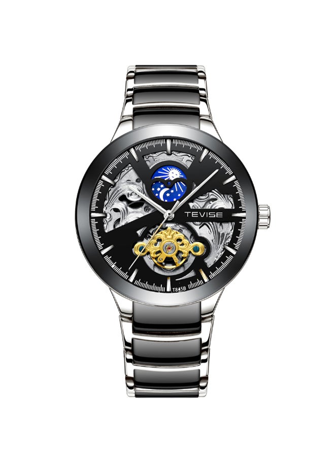 تيفيز ساعة بزنز كاجوال كوارتز بعقارب طراز J4024W-B-KM men - Image 1