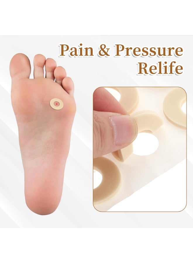 75 Pieces Soft Oval Self-Stick Foam Corn Toe Cushion Pads, Anti Rubbing Foot Callus Blister Protectors, Comfort Pain Relief Foot Padding for Daily Walking, Running, Long Time Standing Foot Care Supplies - Image 3