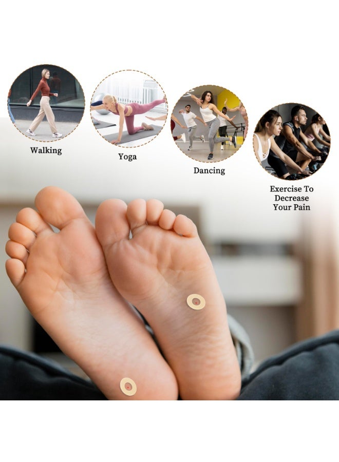 75 Pieces Soft Oval Self-Stick Foam Corn Toe Cushion Pads, Anti Rubbing Foot Callus Blister Protectors, Comfort Pain Relief Foot Padding for Daily Walking, Running, Long Time Standing Foot Care Supplies - Image 5