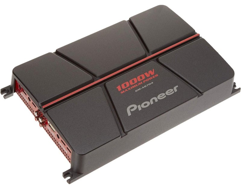 بايونير مضخم صوت GM-A6704 رباعي القنوات قابل للتوصيل مع تعزيز الجهير - Image 1