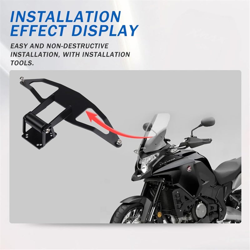 QASULER Motorcycle Phone Stand Holder - Image 4