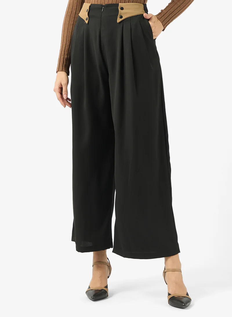 ايلا Trouser With Contrast Waist Band