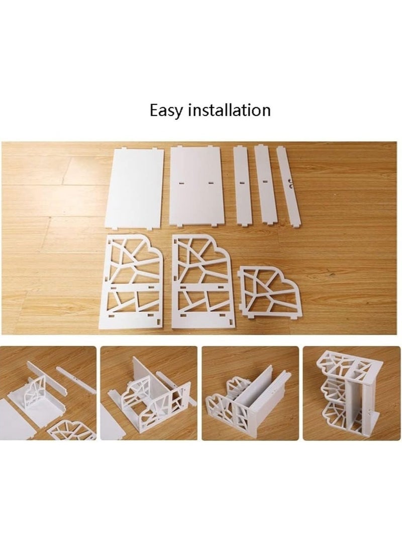 Catalog Racks Multifunctional Office Organizer 2 Tier Desktop Bookshelf Office File Rack A4 Paper Information Books Pens and Notebooks Reference Racks