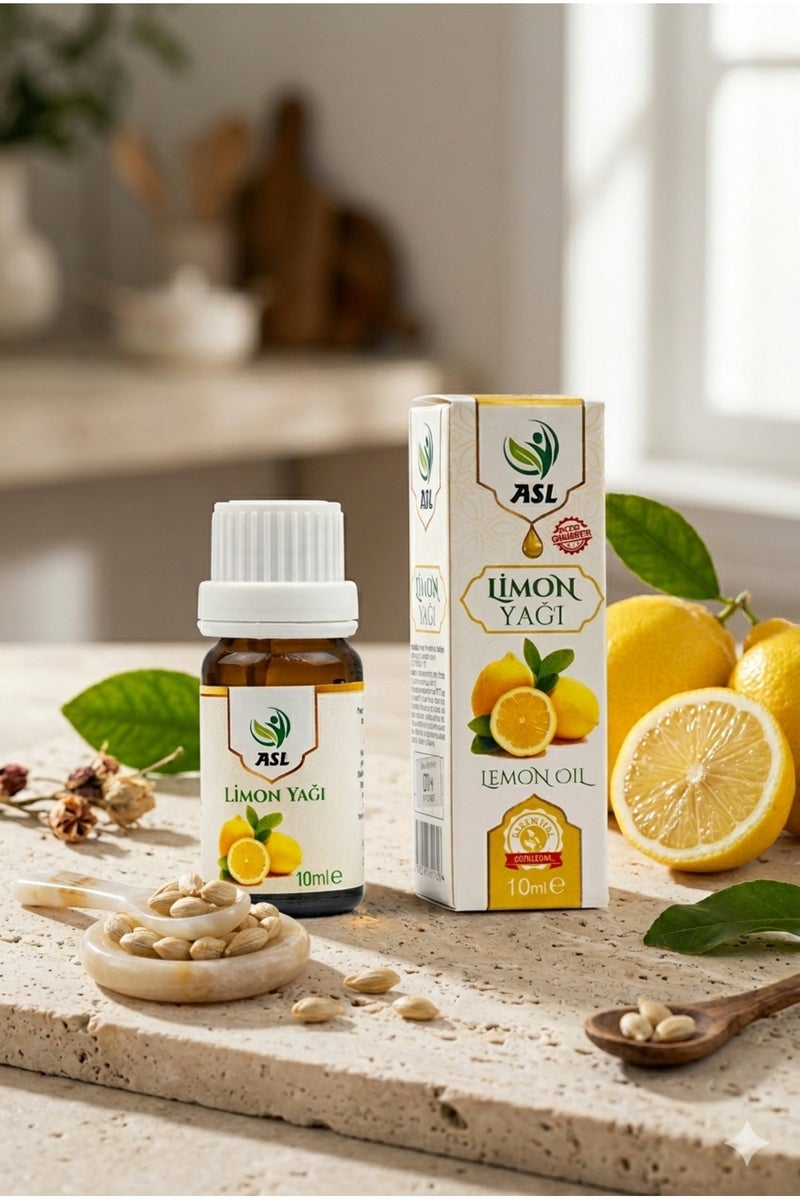 Lemon Oil 10 ml Natural Essential Oil – Aromatherapy, Skin and Hair Care Oil - Image 3