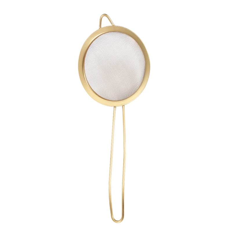 Golden Oil Filter Skimming Spoon Slotted Spoon For Hot Pot Cooking Fat Skimmer 34X13 5CM - Image 1