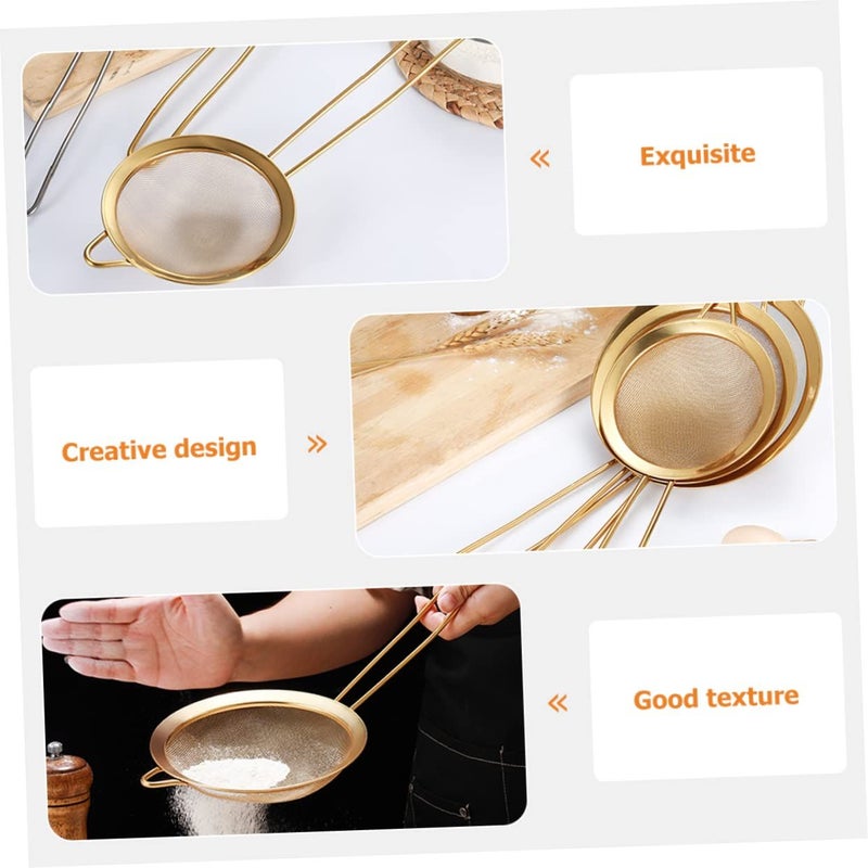 Golden Oil Filter Skimming Spoon Slotted Spoon For Hot Pot Cooking Fat Skimmer 34X13 5CM - Image 5