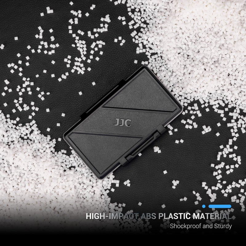 JJC XQD Cfexpress Type B Card Holder,Water-Resistant 6 Card Case Storage Organizer for Nikon Z8 Z9 Z6III Z6II Z7II Z6 Z7 D4 D850 D5 D500 D6 Fuji XH2 XH2S GFX 100II Panasonic S1 S1R GH7 GH6 DJI Ronin 4D - Image 5