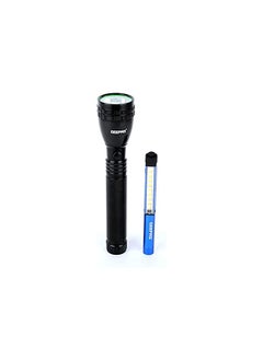 GEEPAS Geepas Waterproof Led Flashlight With Rechargeable Battery - Gfl4647, Black  - Image 2