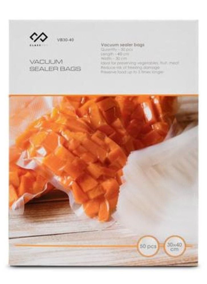 class 50 Pieces ClassPro Vacuum Bag in One Giftbox 30x40cm  - Image 1