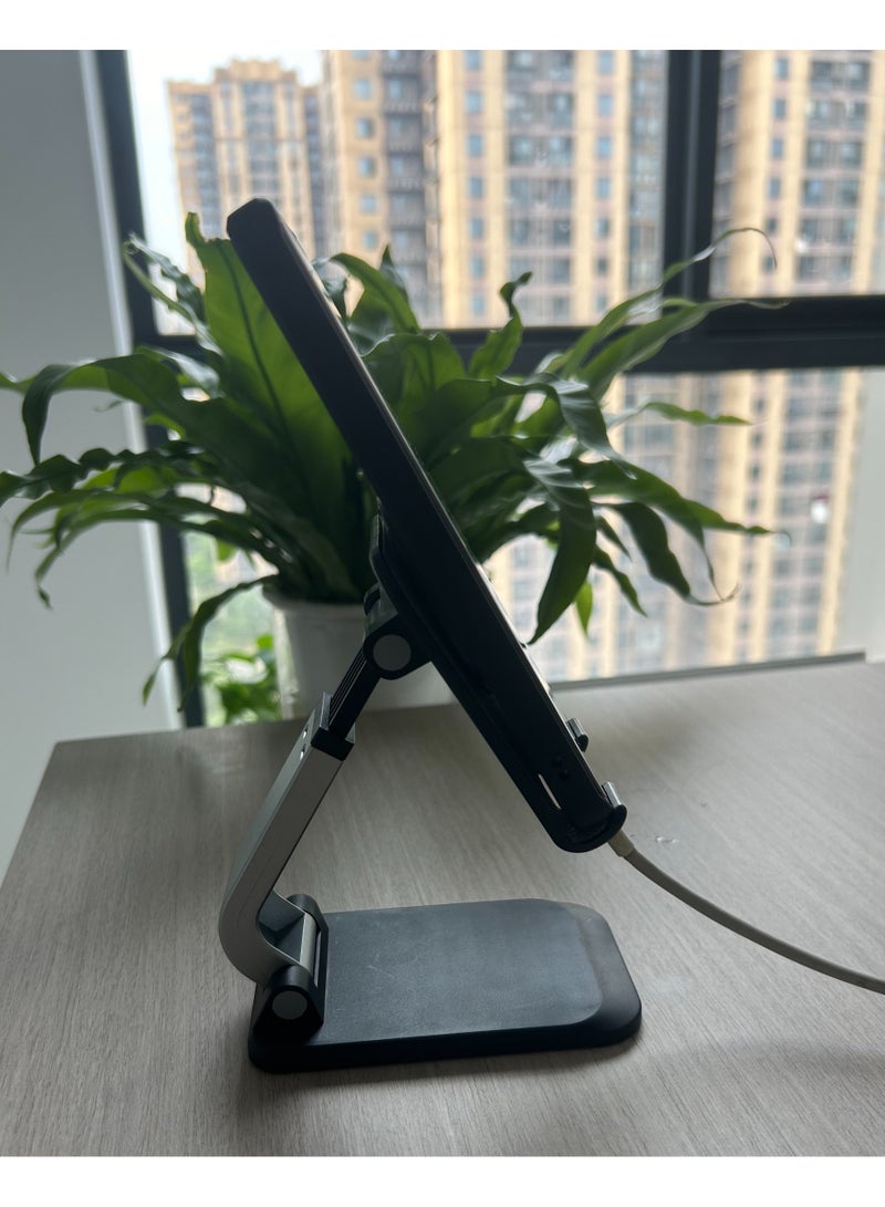 Foldable Desktop Phone Stand Black - Image 4