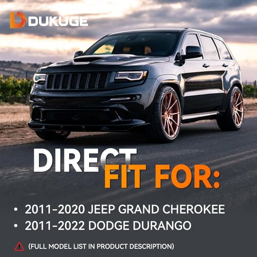 Dukuge 1PC Hood Strut Fit for Dodge Durango 2011-2022 & Jeep Grand Cherokee 2011-2020, Front Bonnet Lift Support Shock Replace# 55113748AA SG214069, 1 Pack - Image 2