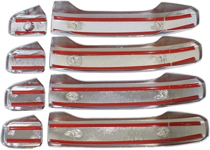 QASULER Chrome Door Handle Covers for Chevrolet Silverado - Image 4
