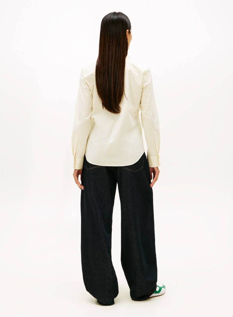 تومي هيلفيغر قميص بوبلين بقصّ عادية - Image 2