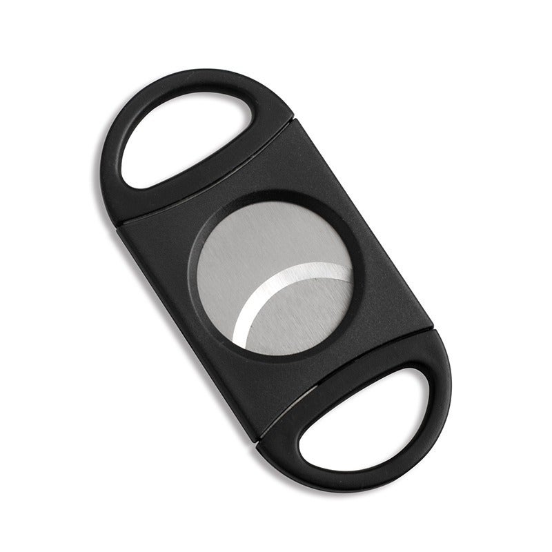 Stainless Steel Cigar Scissors Double Blade Portable Cigar Cutter with Plastic Handle Custom LOGO