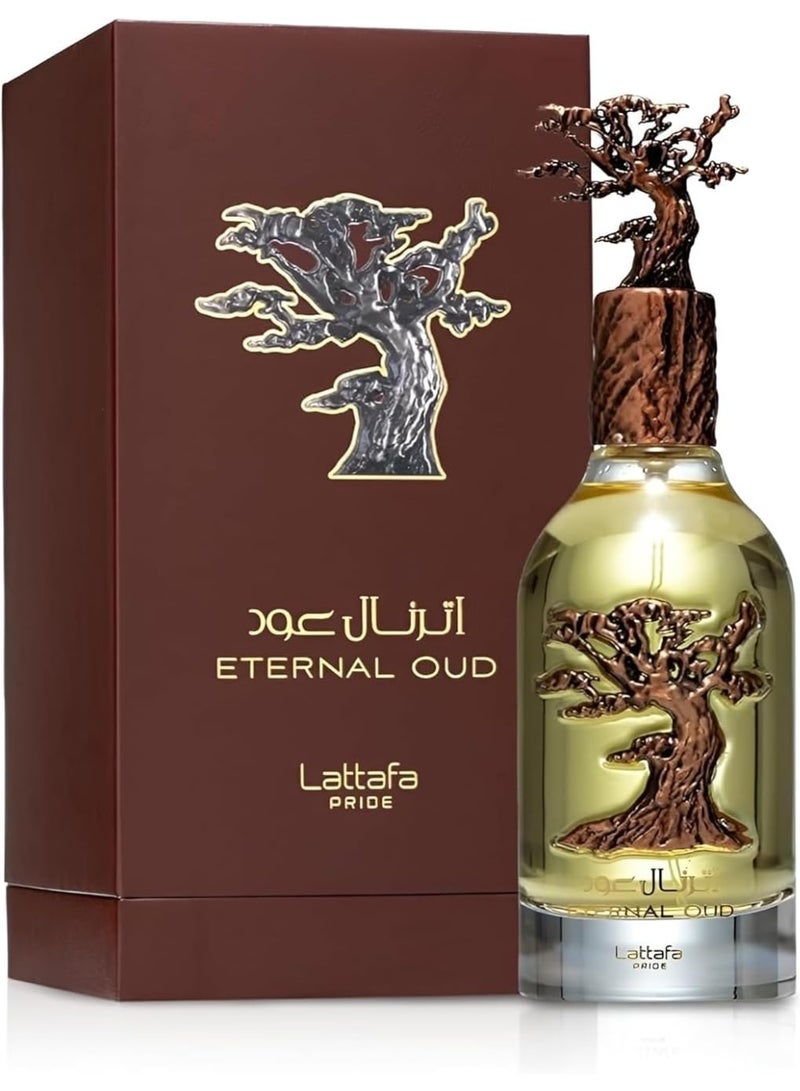 Lattafa Pride Eternal Oud for Unisex Eau de Parfum Spray, 3.4 Ounce - Image 1