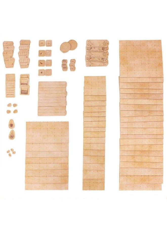 The Master Atlas Grid Tilesreversible Dry Wet Erase Battle Map For 3D Dndrpg Tabletop Rpg Scenerydungeons Dragons Pathfinder Tabletop Grid; Blank/Parchment 44 Tiles & 48 Tokens