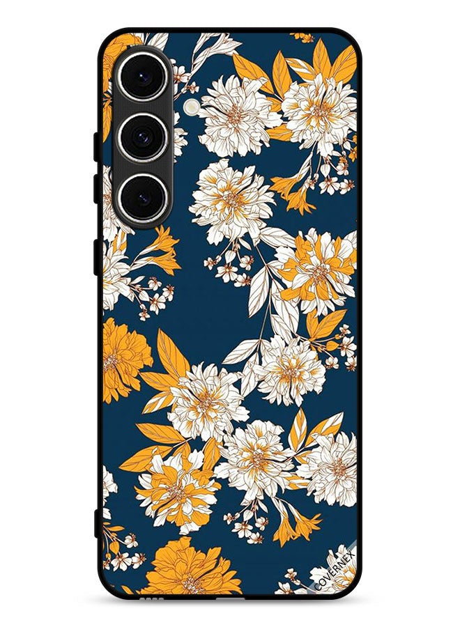 Covernex Samsung Galaxy A36 5G Protective Case Cover Flowers & Leaves Wallpaper - Image 1