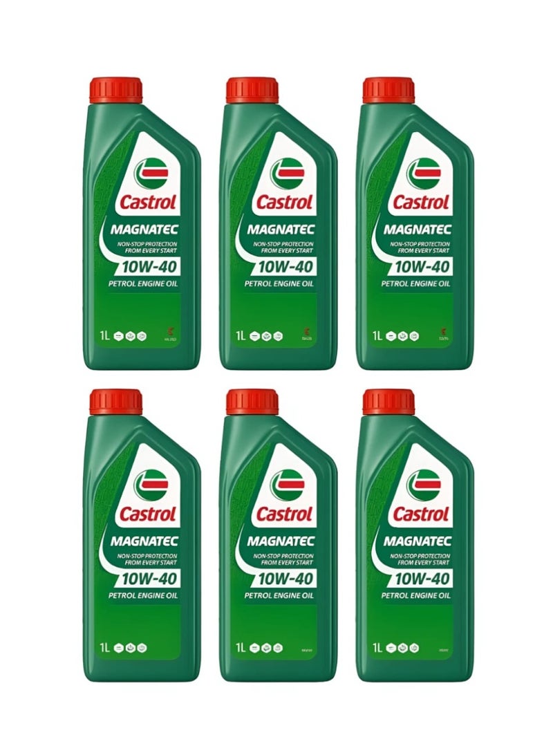 كاسترول زيت محرك كاسترول ماجناتيك 10W-40 – حماية فورية من أول تشغيل / ( 6عبوات *1 لتر ) - Image 1