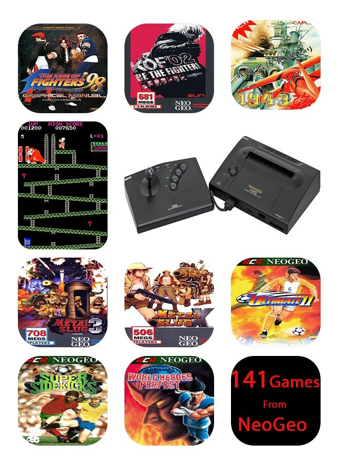 GREEN LION - GP PRO Gaming 17 consoles in 1 with more than 5400 games and 10Hrs Standby /PS1 / Vertical Arcade CPS/ NeoGeo/ FBAHACK/ MAME/ GBA/ NES/ SMS/ MD/ GBC/ GB/ PCE/ NGPC/ GE/ WSC/ SNES- transparent - Image 1