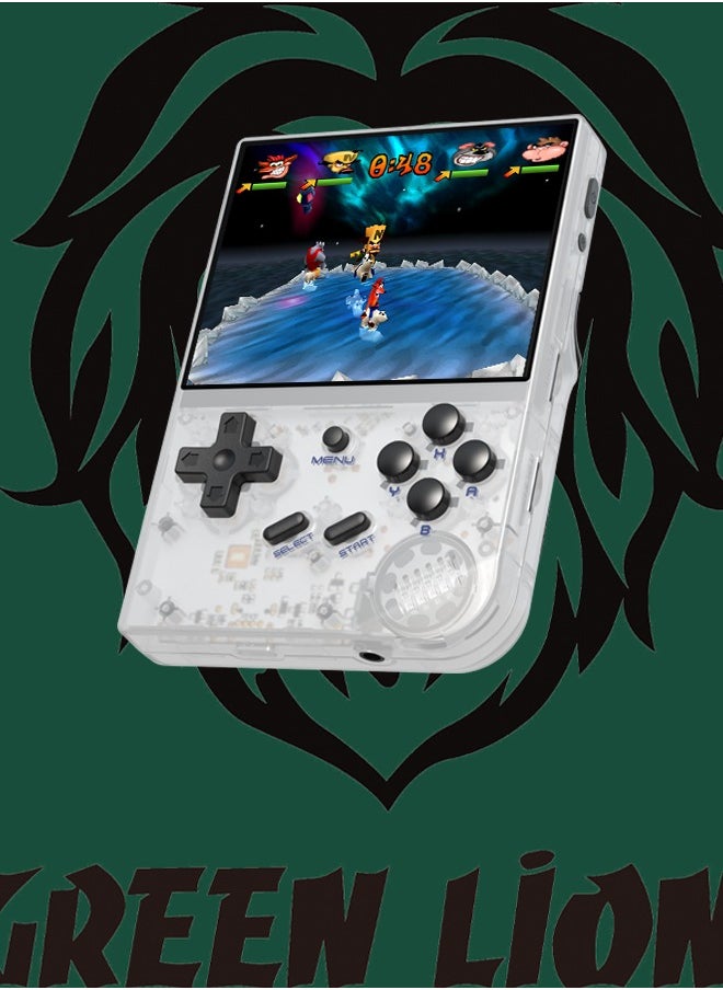 GREEN LION - GP PRO Gaming 17 consoles in 1 with more than 5400 games and 10Hrs Standby /PS1 / Vertical Arcade CPS/ NeoGeo/ FBAHACK/ MAME/ GBA/ NES/ SMS/ MD/ GBC/ GB/ PCE/ NGPC/ GE/ WSC/ SNES- transparent - Image 1