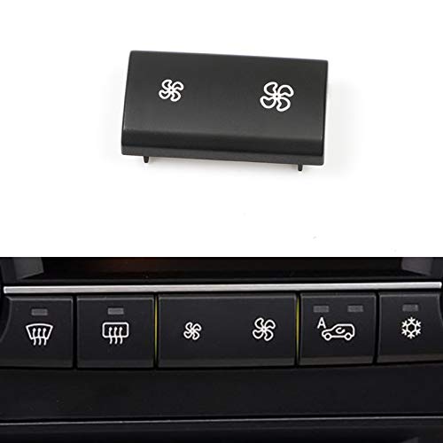 Moonlinks Fan Speed Button Replacement AC Heater Control Fan Switch Button Cap for BMW X5 E70 2006-2013 /BMW X5 E70 LCI 2009-2013, X6 E71 2007-2014（1 Piece） - Image 1