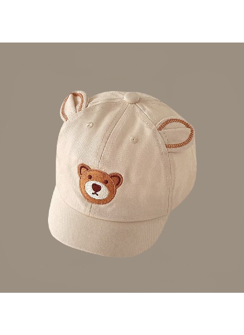 KUYING Beige Series Duckbill Cap Children's Cute Hat 