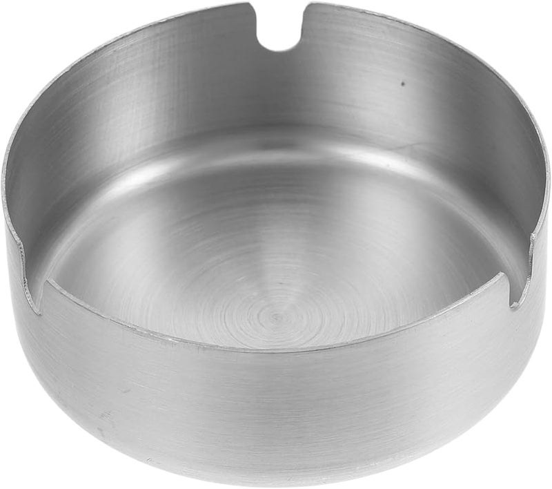 Stainless Steel Windproof Ashtray for Indoor Outdoor Use Nonstick Easy to Clean - Image 2