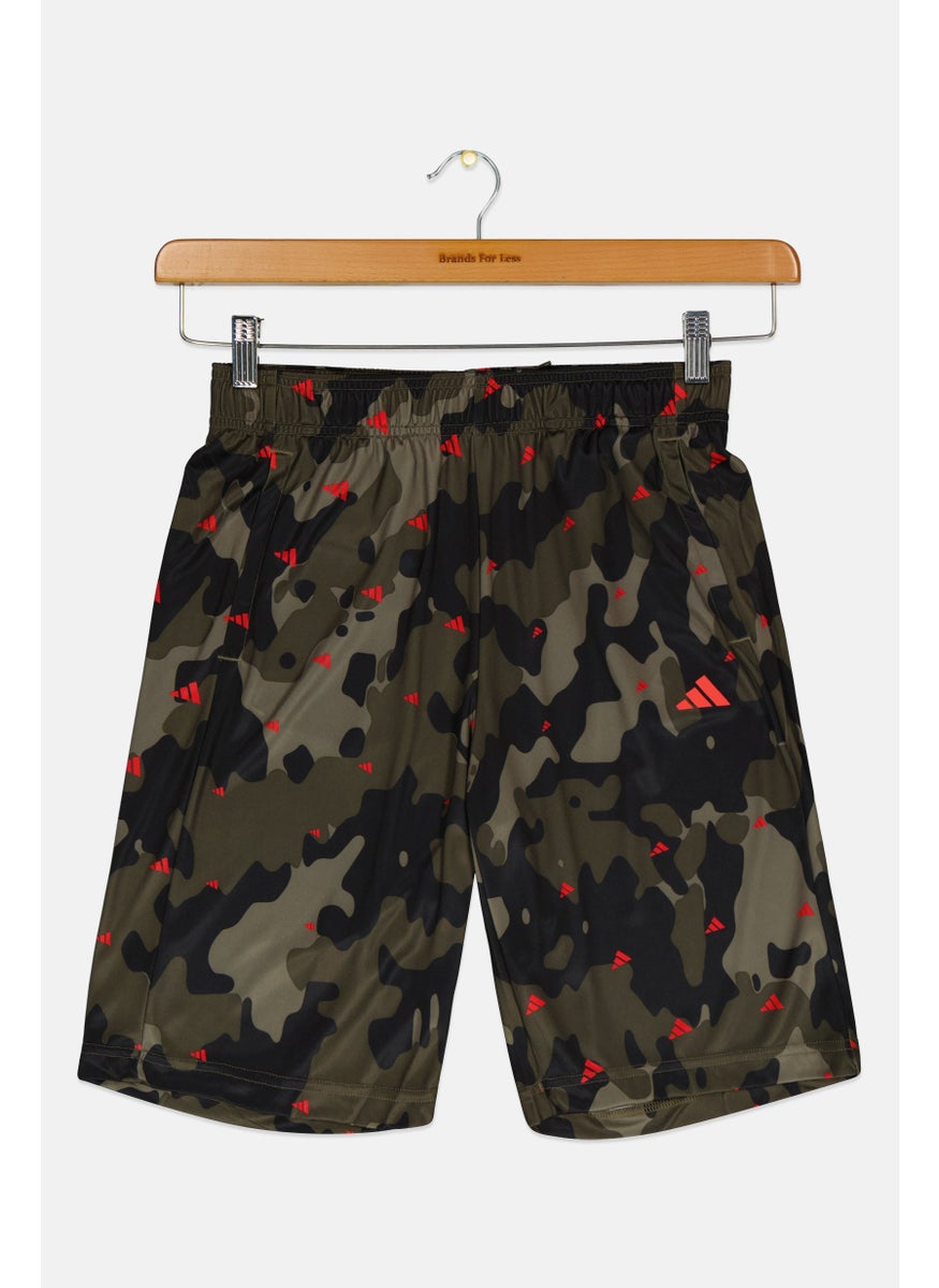 Adidas Kids Girl Brand Logo Training Short, Multicolor  - Image 1