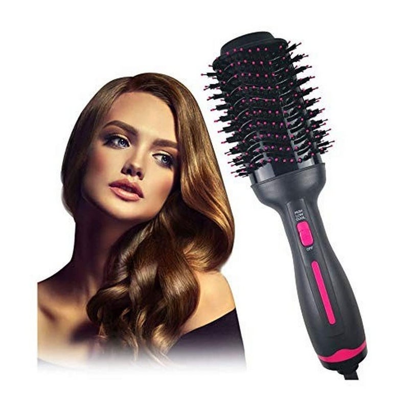 RENARSH مجفف الشعر RENARSH بخطوة واحدة ومكثف، فرشاة هواء ساخن، فرشاة مجفف الشعر، مجفف شعر كهربائي سيراميكي، مصفف ومملس، مشط بيضاوي 3 في 1، فرشاة مملس الشعر الأيوني السالب - Image 5
