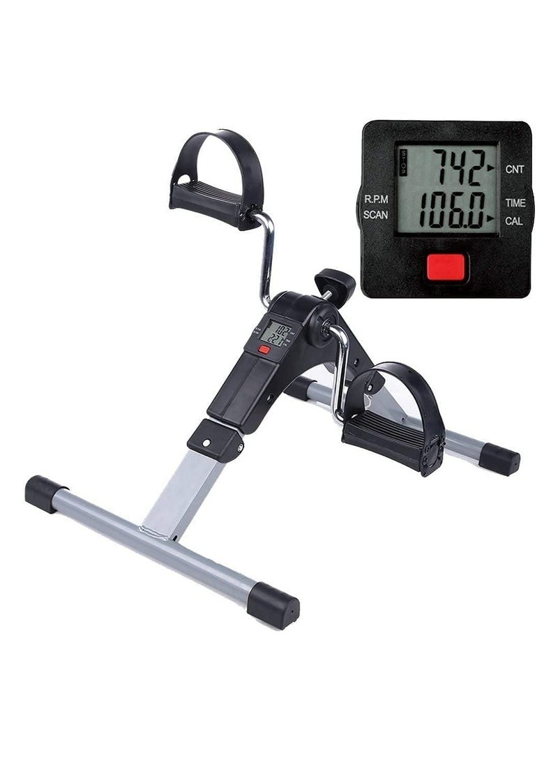 DubaiGallery Exercise Bikes Physical Therapy Leg Exercisers Sport Foldable Pedal Exerciser, Stationary Under Desk Exercise Equipment Arm/Leg/Foot Peddler Exercise  - Image 1