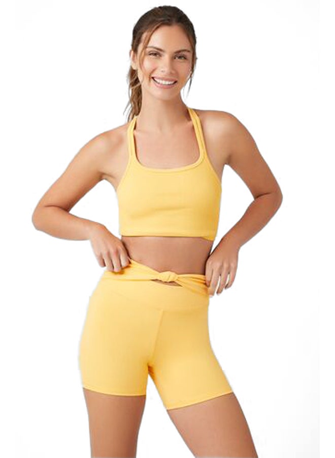 FOREVER 21 Active Twist-Front Biker Shorts  - Image 1