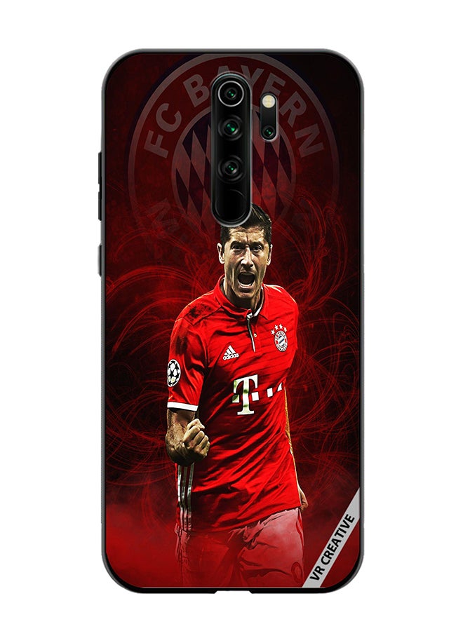 VR CREATIVE Protective Case Cover For Xiaomi Redmi Note 8 Pro Lewandowski Design Multicolour - Image 1