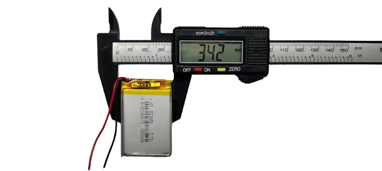KP Original Battery بطارية KP الأصلية 3.7 فولت 1500 مللي أمبير (ليثيوم بوليمر) بطارية ليثيوم بوليمر قابلة لإعادة الشحن طراز KP-523450 - Image 3