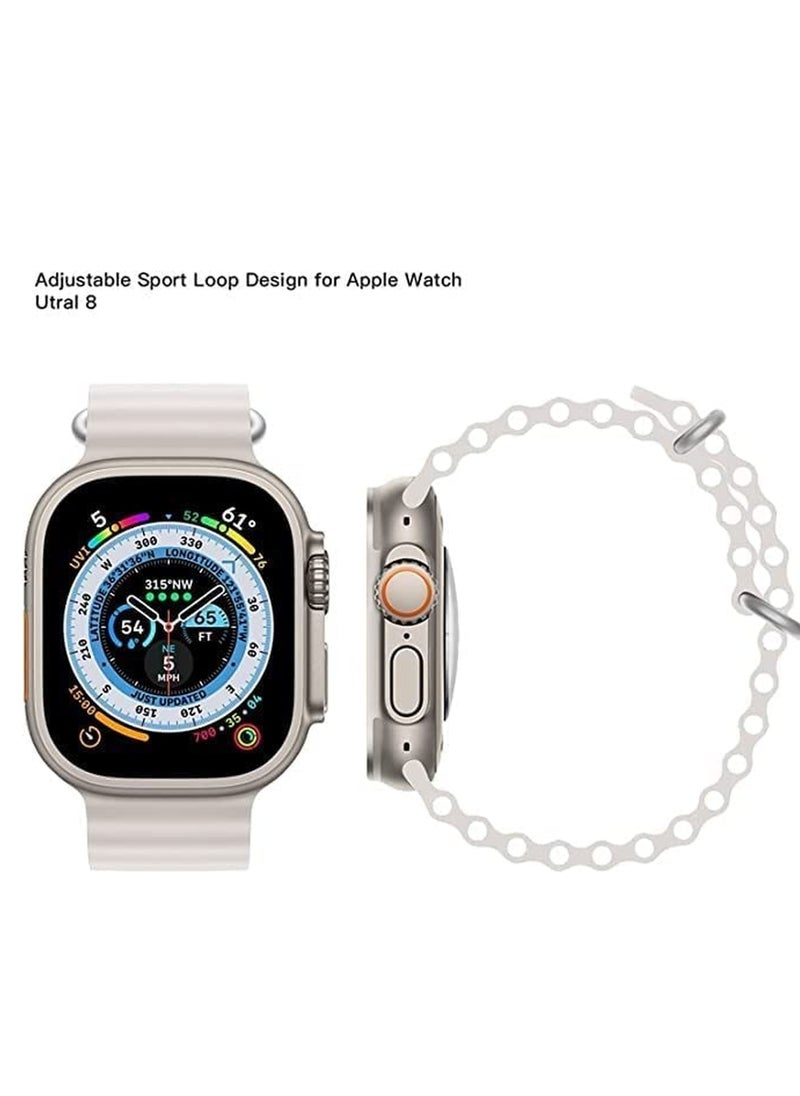 ZOOMEE - Ocean Silicone Replacement Band For Apple Watch Series 8/7/6/5/4/SE/Ultra 45/44/42/49mm - Image 1